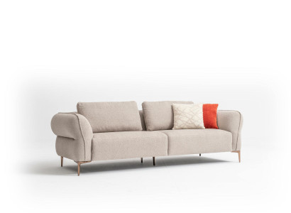 Sofa Beige Wohnzimmer Sofas Couch Design Modern Stil Couchen